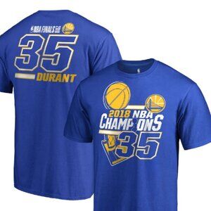 Kevin Durant Golden State Warriors Fanatics Branded 2018 NBA Finals Champ t-shir